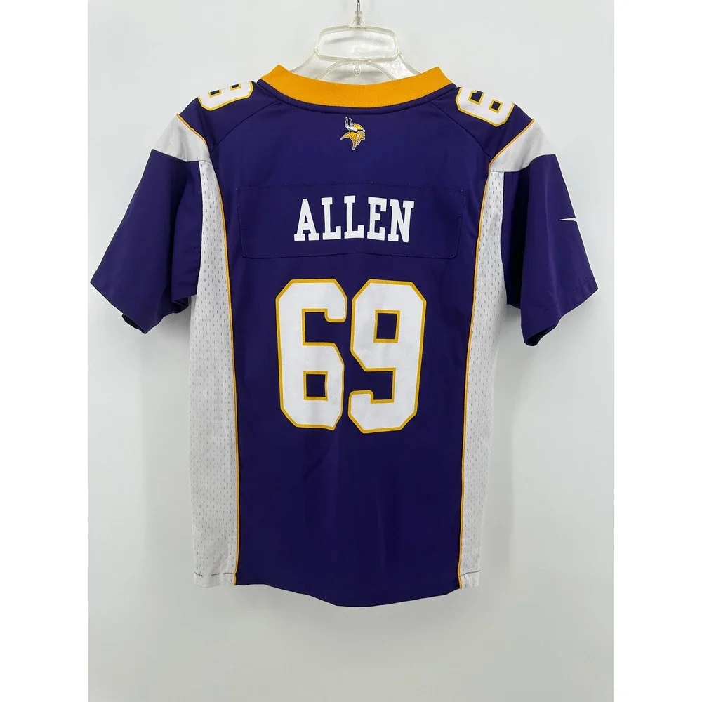 Nike Minnesota Vikings Jared Allen 69 Jersey Kids Youth L Purple NFL Football